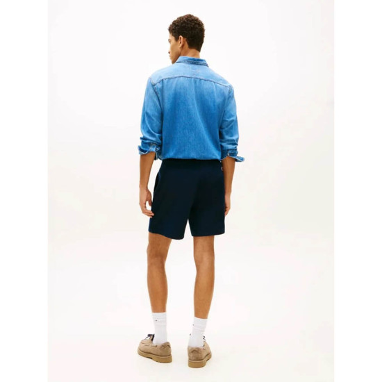 Tommy Hilfiger Ανδρικό σορτς Logo Relaxed Shorts With Linen